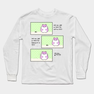 Where is the seed?! - Hamster - Not Hamlet Design Long Sleeve T-Shirt